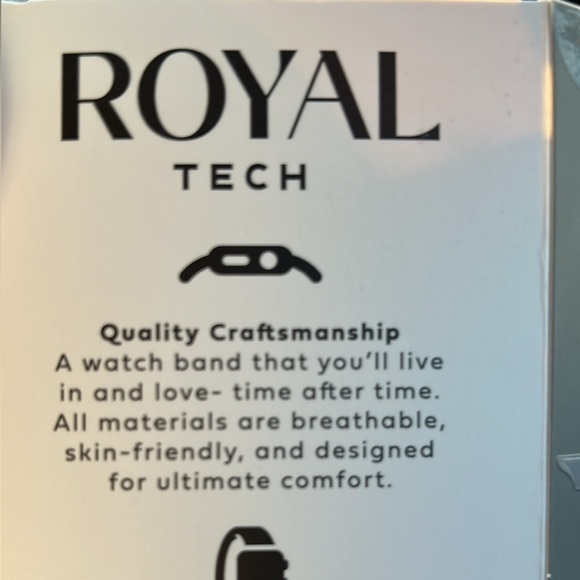 Royal Tech Rose Gold  Bead Bling Apple Watch Band Compatible 38/40/41 - Picture 6 of 7
